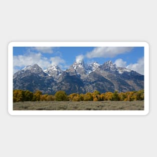 Autumn in the Tetons Sticker